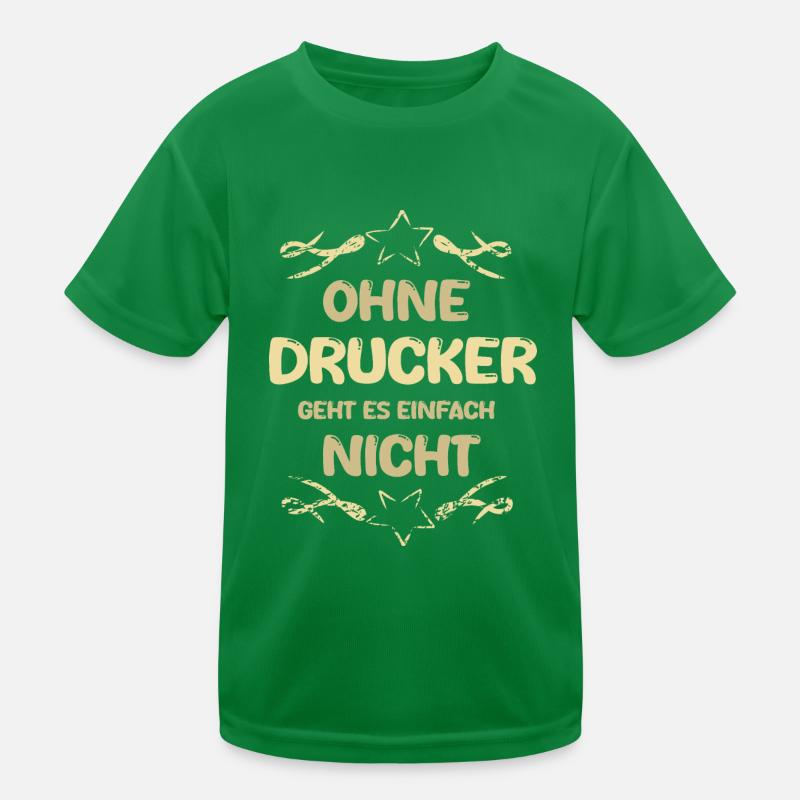 Gift for Printer Kids Functional T-Shirt