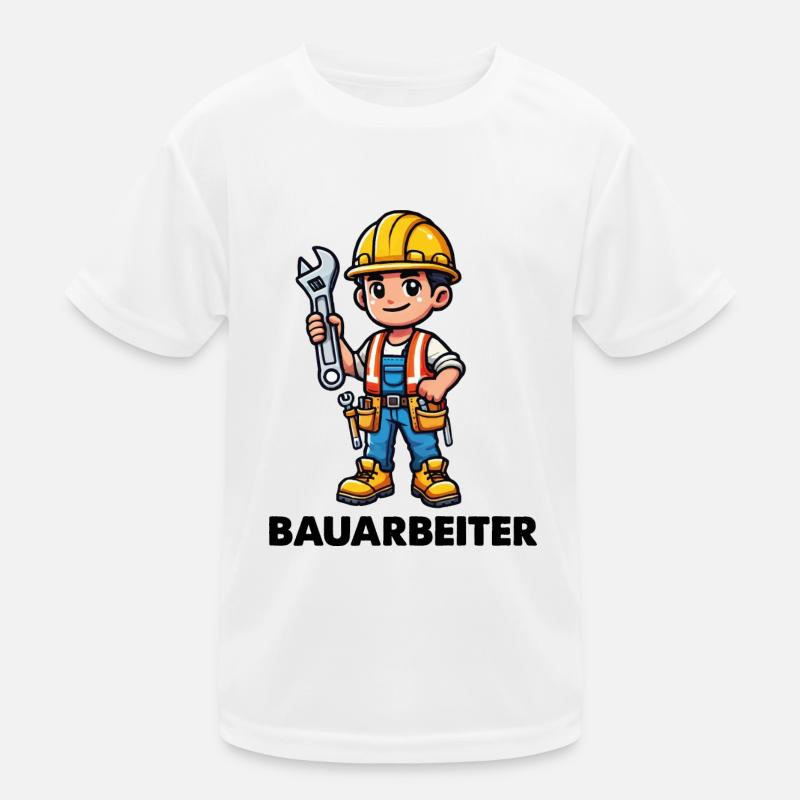 Ouvrier du bâtiment T-shirt sport Enfant
