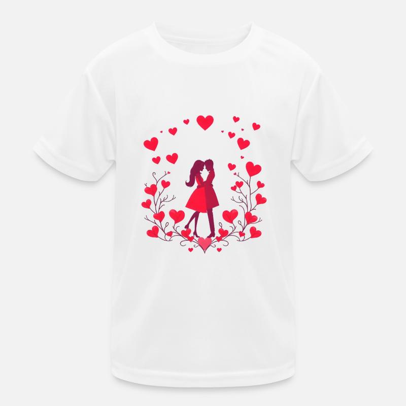 Design de la Saint-Valentin T-shirt sport Enfant