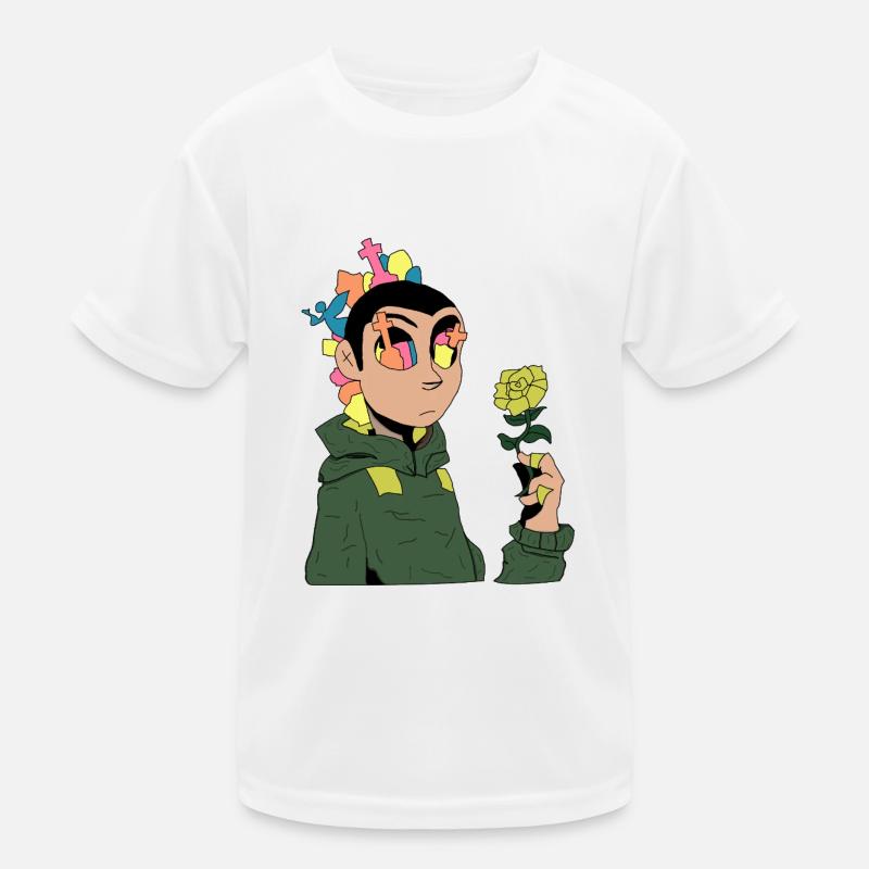 gravestones - Kids Functional T-Shirt - white
