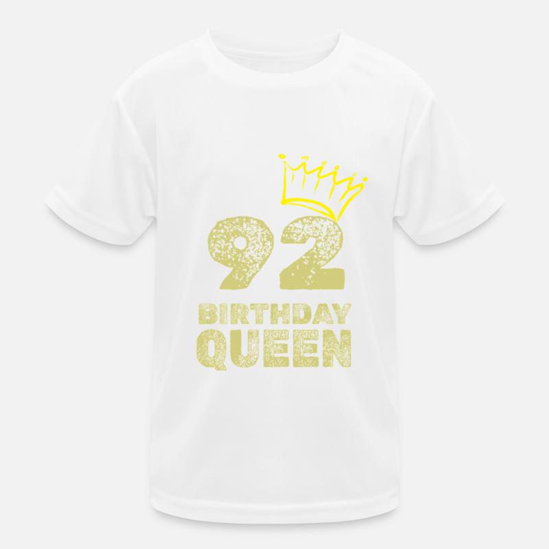 92 ans T-shirt sport Enfant