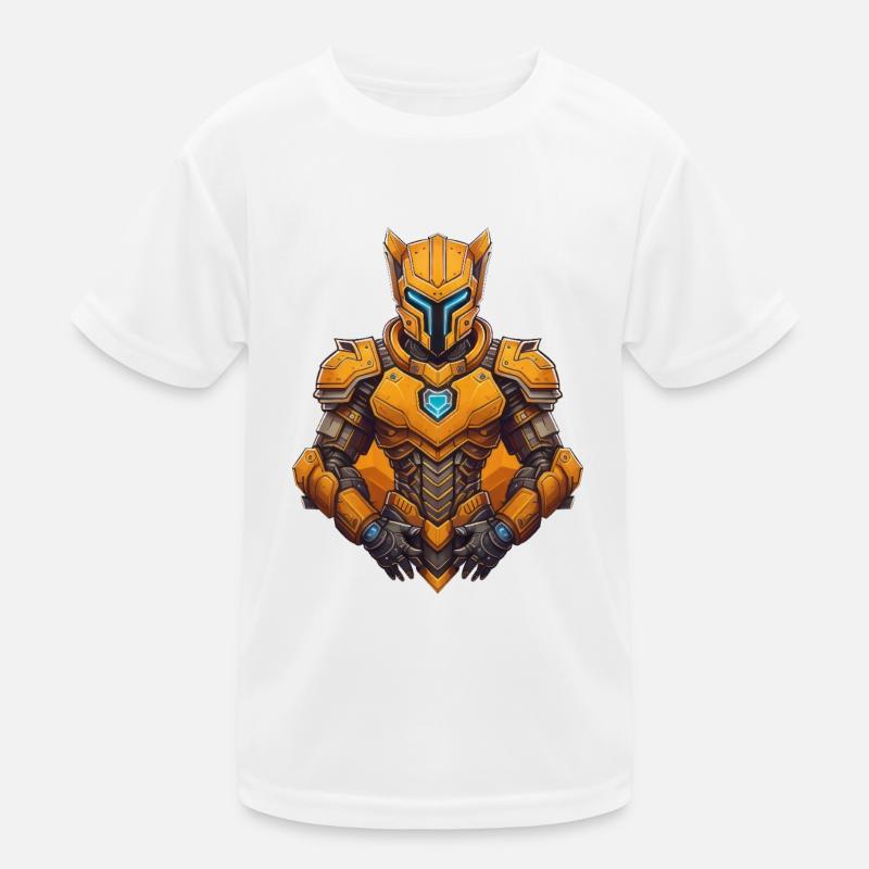 Bee Warrior Robot Kids Functional T-Shirt