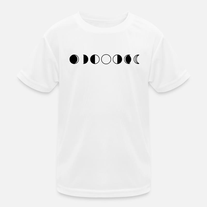 Moon Phase Cycle Series Kids Functional T-Shirt