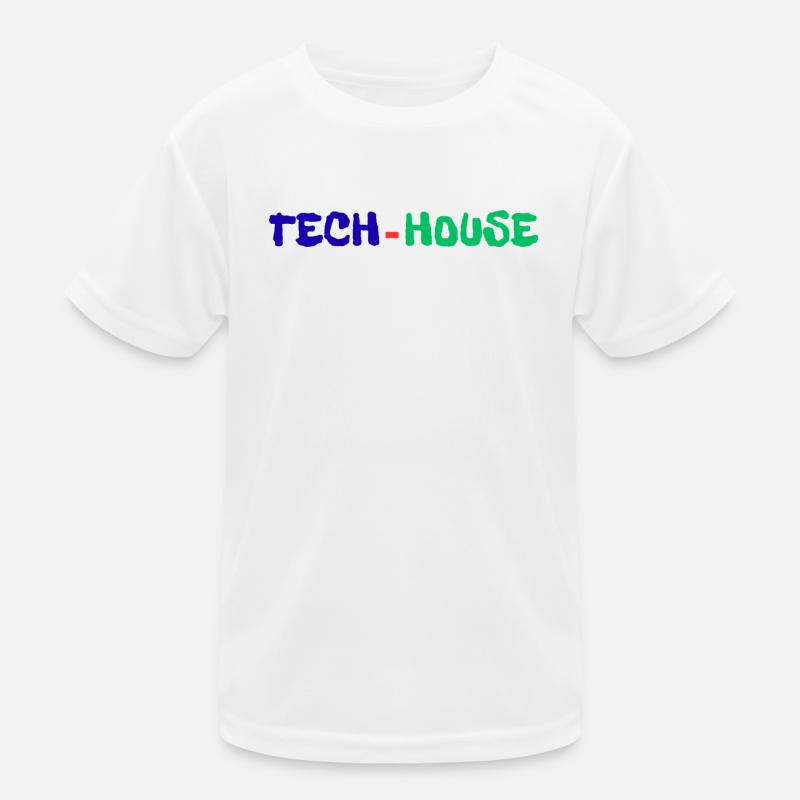Tech House Kinder Funktions-T-Shirt