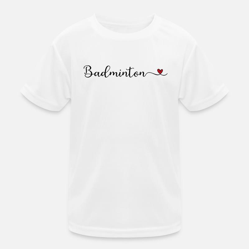 Badminton Kinder Funktions-T-Shirt