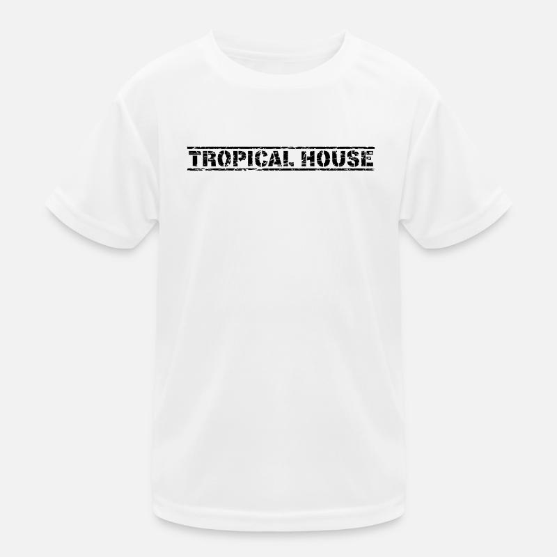 Tropical House Kinder Funktions-T-Shirt