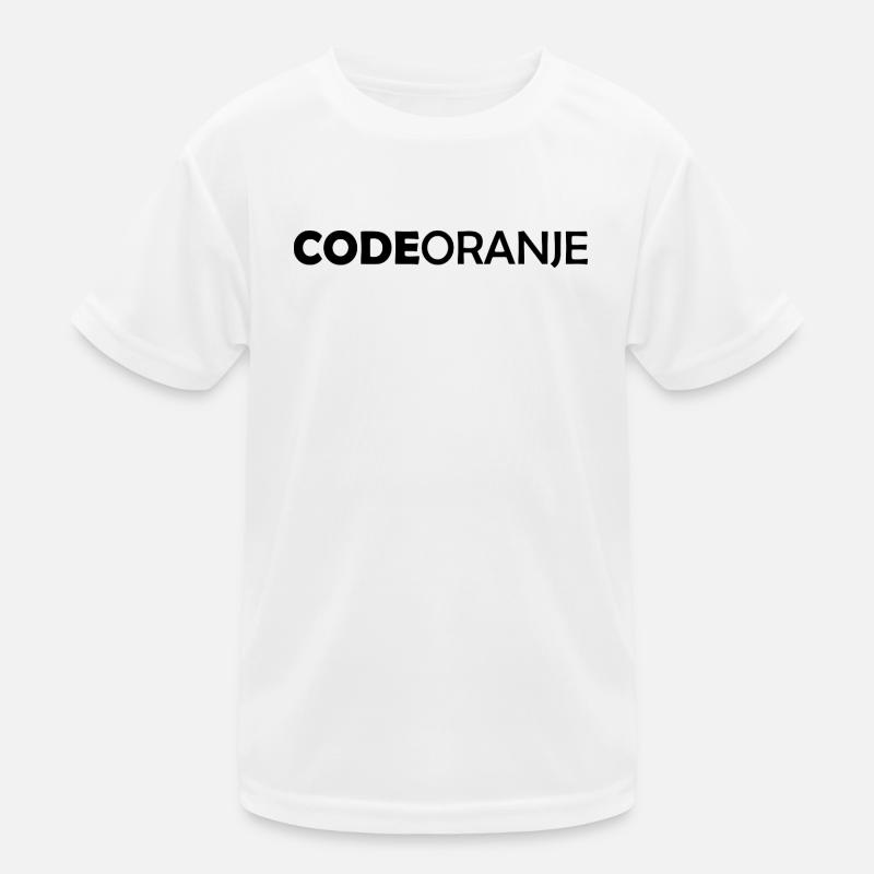 Code Oranje - Netherland - Niederlande - NL Kinder Funktions-T-Shirt