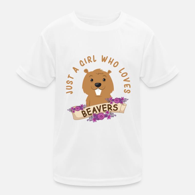 Biber Kinder Funktions-T-Shirt
