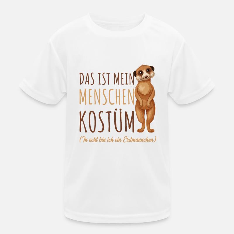 Erdmännchen Kinder Funktions-T-Shirt