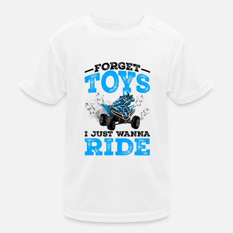 Quad Kinder Funktions-T-Shirt