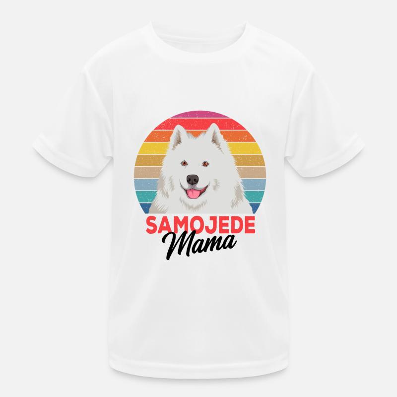 Samojede Kinder Funktions-T-Shirt