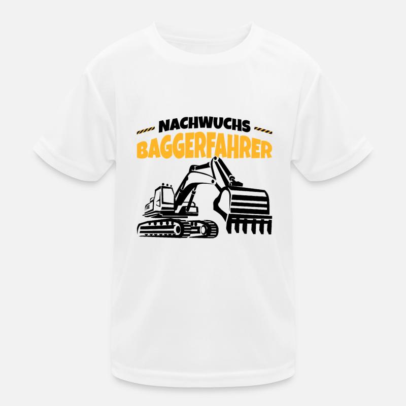 Bagger Kinder Funktions-T-Shirt