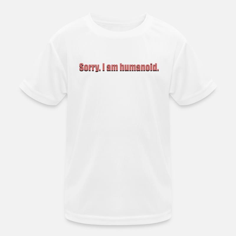 désolé, je suis humanoid_black_shad T-shirt sport Enfant