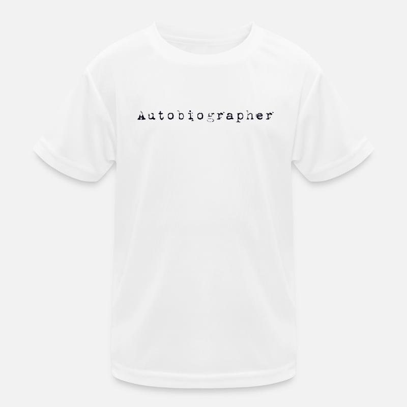 Autobiographer Autobiograf Buch Kinder Funktions-T-Shirt