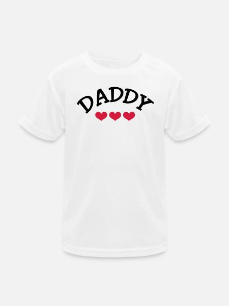 Daddy - T-shirt sport Enfant - blanc - Devant