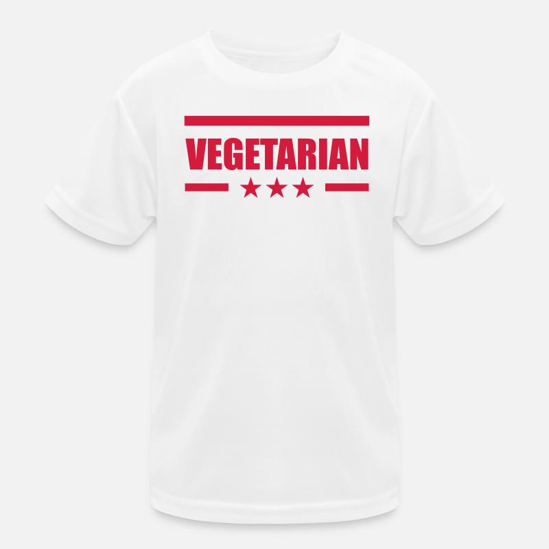 Vegetarian Kids Functional T-Shirt
