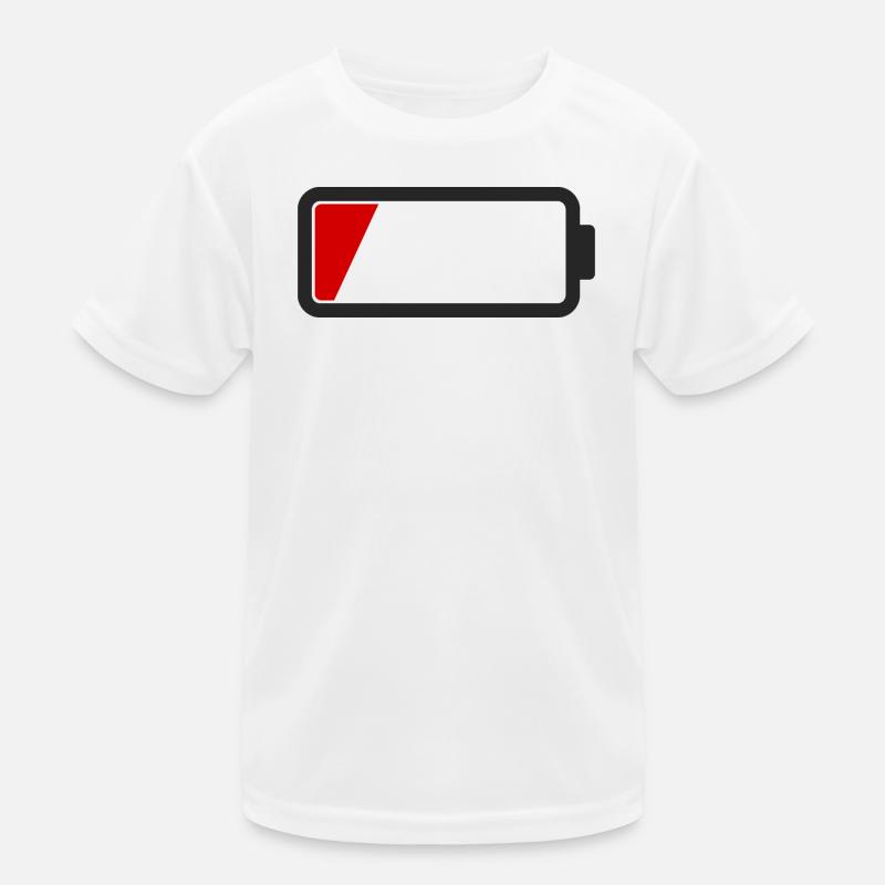 Batterie vide T-shirt sport Enfant