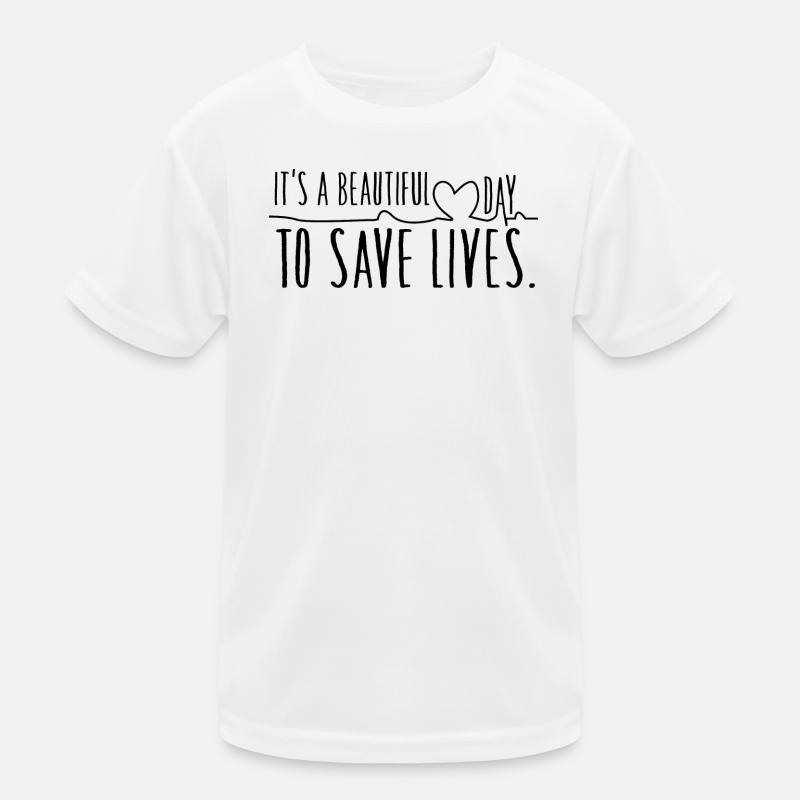 Lebensretter Kinder Funktions-T-Shirt