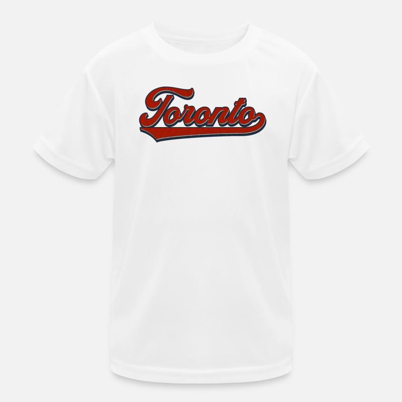 Toronto Retro Script Kinder Funktions-T-Shirt