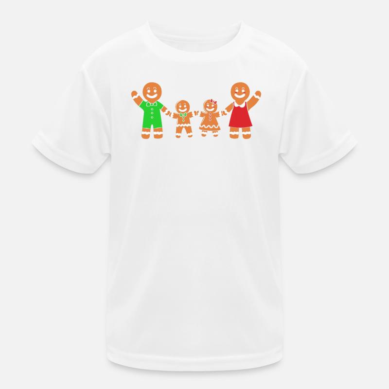 Gingerbread Christmas Gingerbread Man Gingerbread Kids Functional T-Shirt