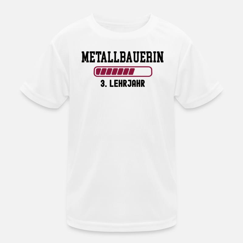 Apprenticeship as a metalworker 3rd year of apprenticeship as a metalworker Kids Functional T-Shirt