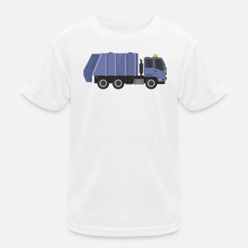 Garbage truck Kids Functional T-Shirt