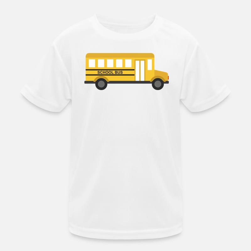 School bus Kids Functional T-Shirt