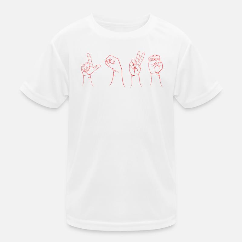 LOVE red LSF Kids Functional T-Shirt