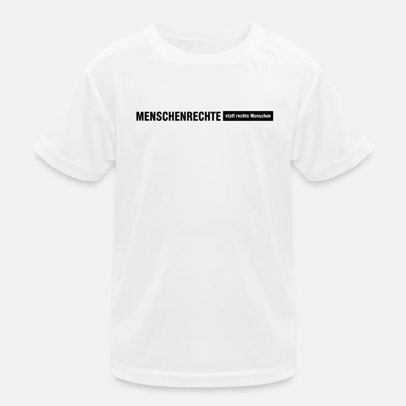Menschenrechte Spruch Zeile Kinder Funktions-T-Shirt