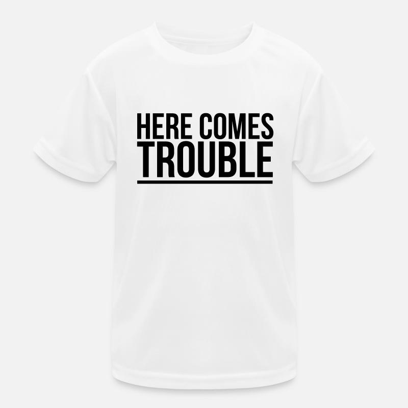 HERE COME THE PROBLEMS Kids Functional T-Shirt