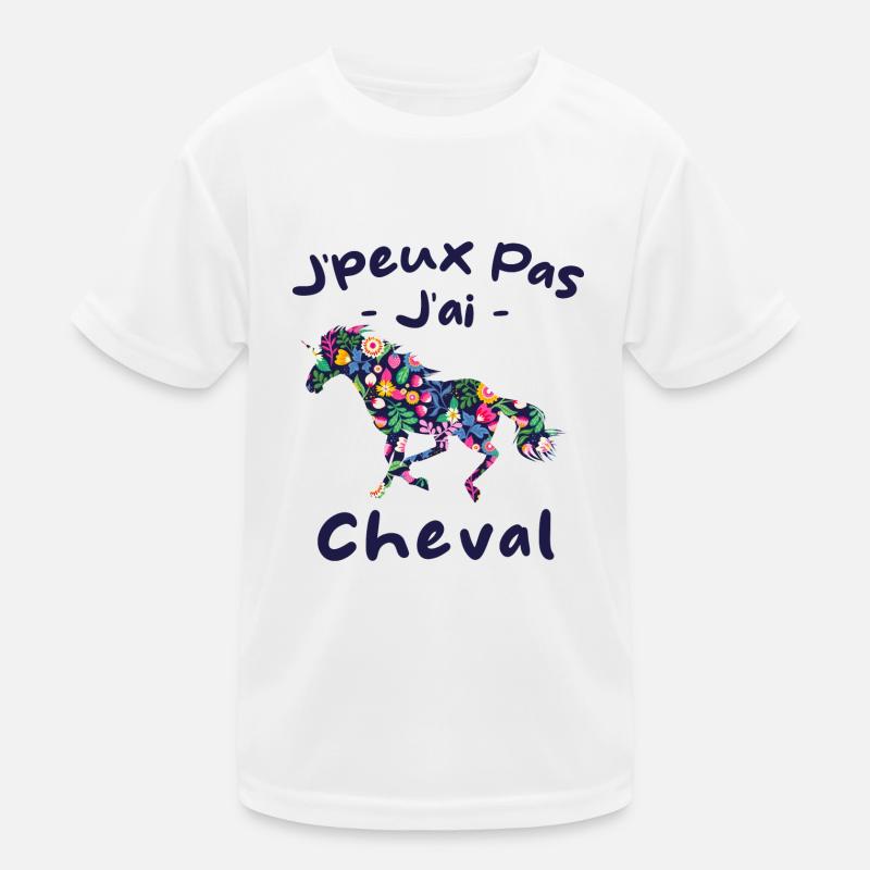 j'peux pas j'ai cheval | cavalière T-shirt sport Enfant