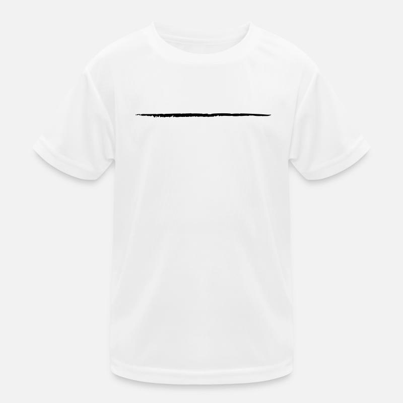 refroidir ligne coup de pinceau raye la ligne farb Kinder Funktions-T-Shirt