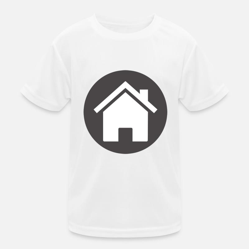 construction de maisons maison maison architecture gebaeude206 T-shirt sport Enfant