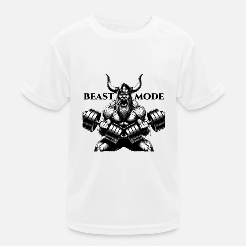 Viking Dumbbell Training Biceps Geschen Kids Functional T-Shirt