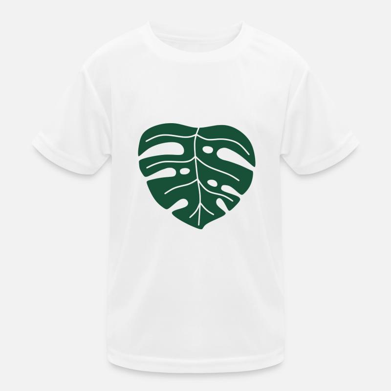 monstera leaf Kids Functional T-Shirt