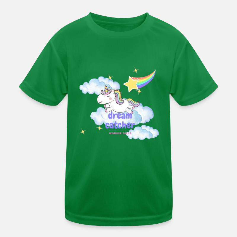 Dream Catcher Unicorn Design Kids Functional T-Shirt
