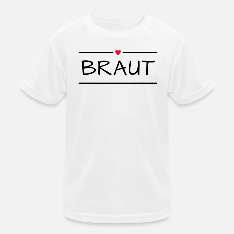 Braut Junggesellinnenabschied Kinder Funktions-T-Shirt