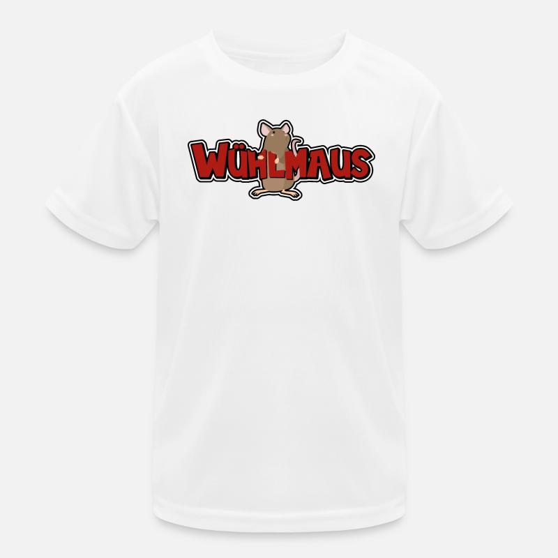 Wühlmaus Kinder Funktions-T-Shirt