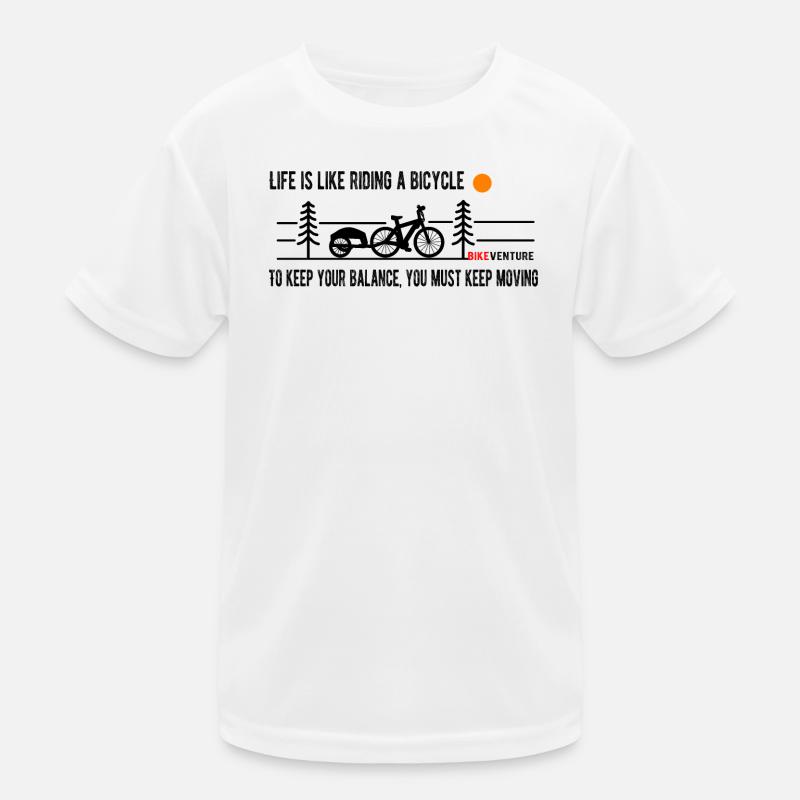 Aventure de voyage à vélo T-shirt sport Enfant
