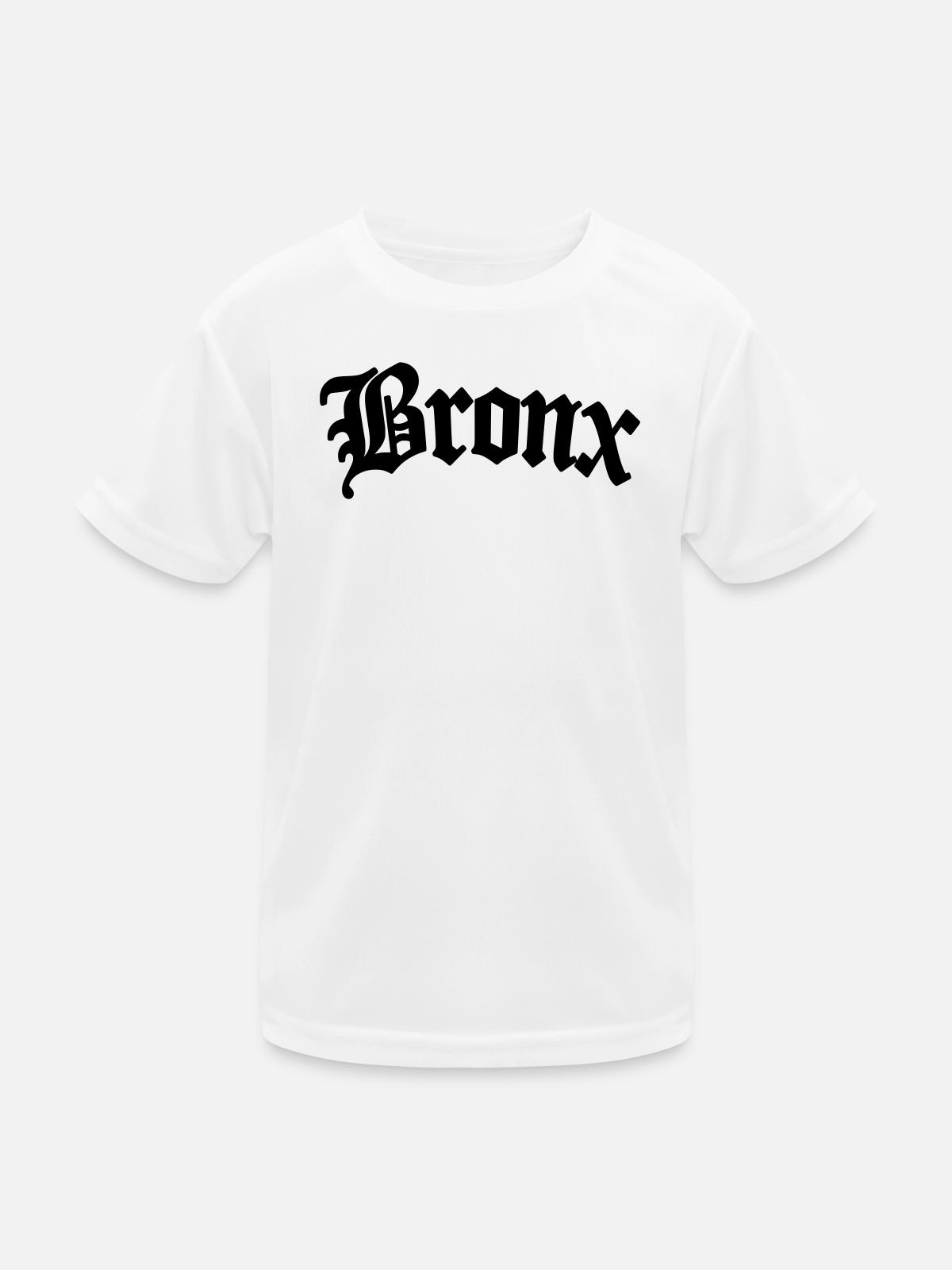 bronx - Kinder Funktions-T-Shirt - Weiß - Vorne