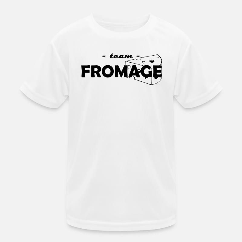 Team Cheese - Kids Functional T-Shirt - white