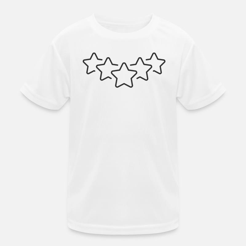 Icône cinq étoiles – Cote premium et symbole d’avis T-shirt sport Enfant