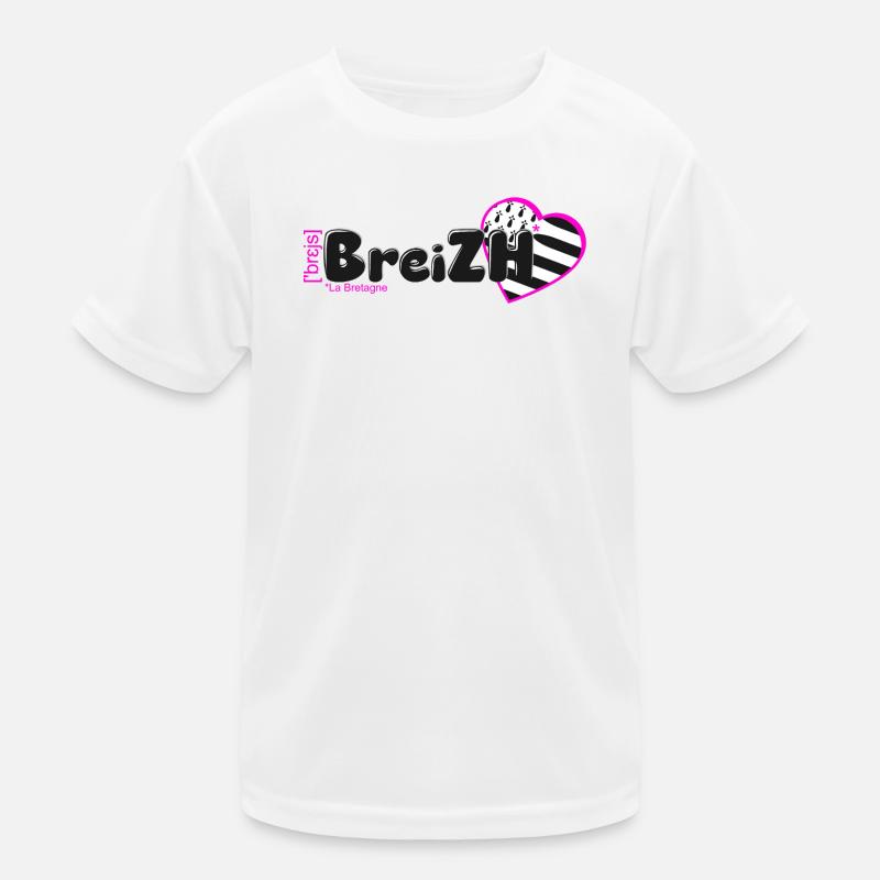 Breizh La Bretagne Coton Bio Kinder Funktions-T-Shirt