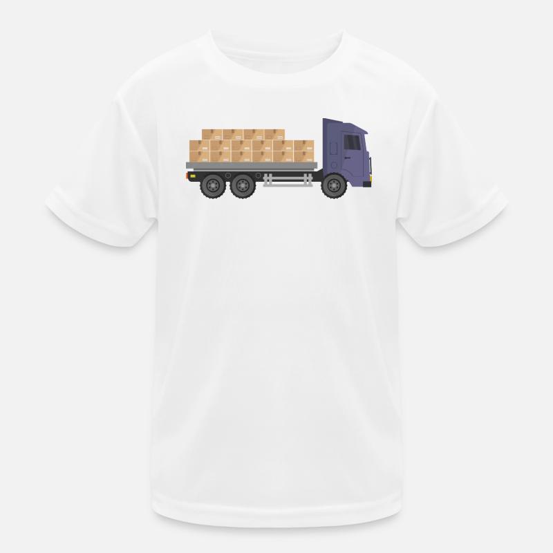 Container-LKW Kinder Funktions-T-Shirt