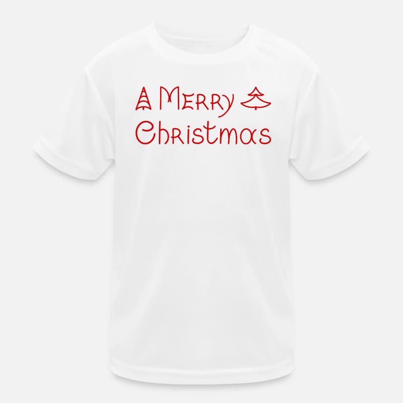 Joyeux Noël, phrase manuscrite. T-shirt sport Enfant
