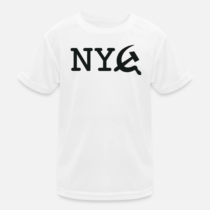 NY Commie T-shirt sport Enfant