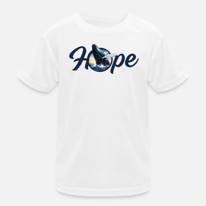 Hope ! Wal - Unvergessen Kinder Funktions-T-Shirt
