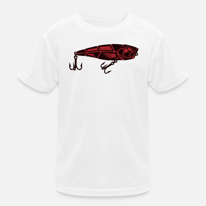 Fishing Lure Wobbler Predatory Fish Kids Functional T-Shirt