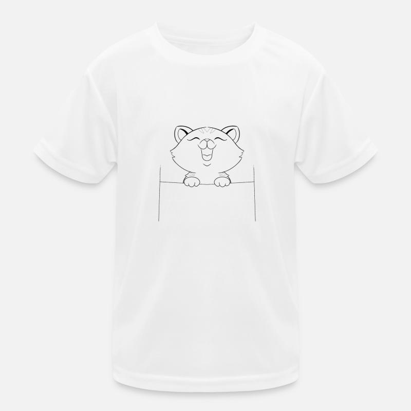 Kätzchen Kinder Funktions-T-Shirt