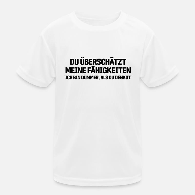 Tu surestimes mes capacités T-shirt sport Enfant